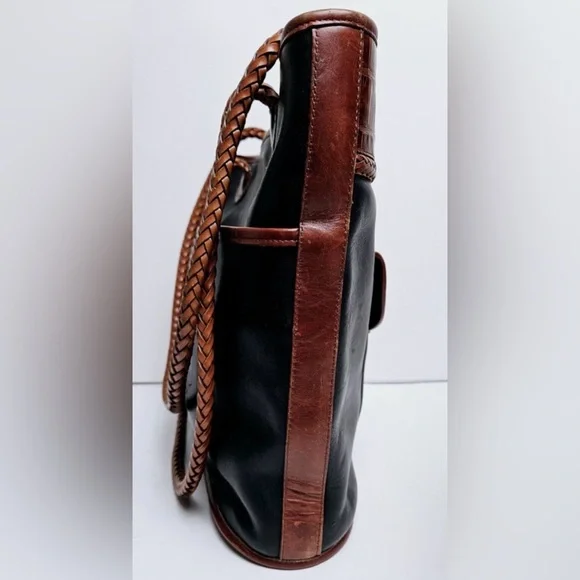 Brighton Black and Brown Tote Bag - Picture 4 of 16